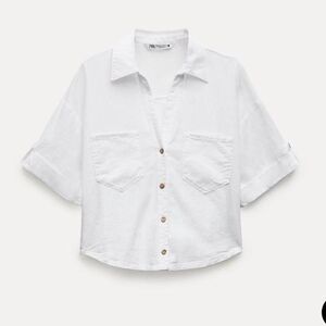 Zara Women's White Blouse